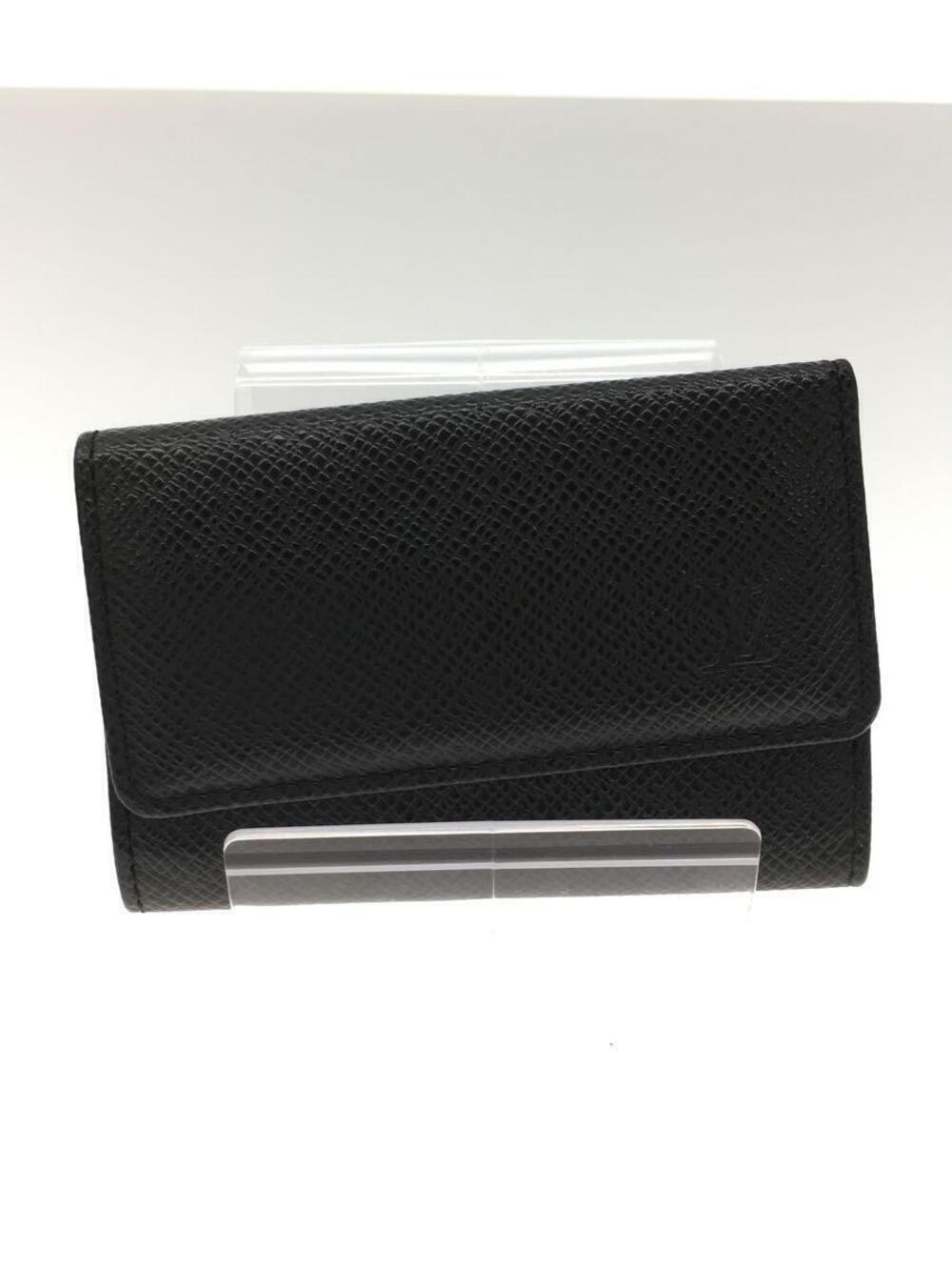 LOUIS VUITTON Multicles Taiga Leather Black